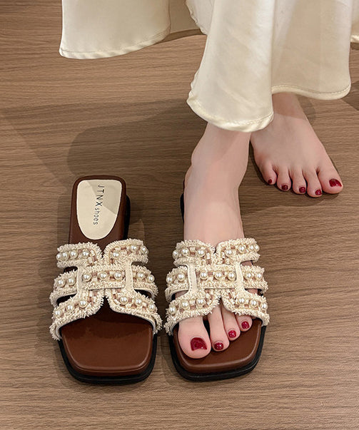 Dames Wedge Sandalen Met Peep Toe 4