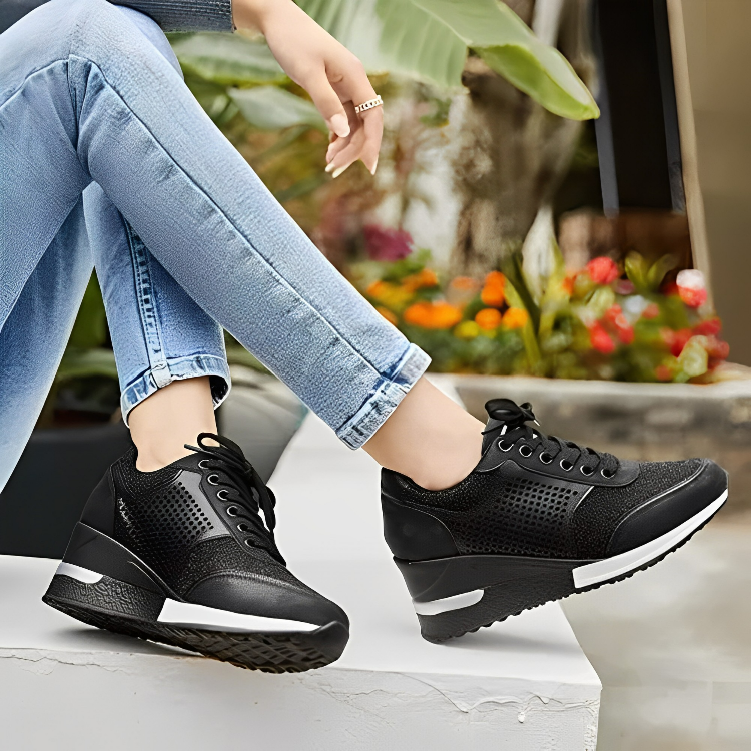 Dames Wedges Herfststijl 2