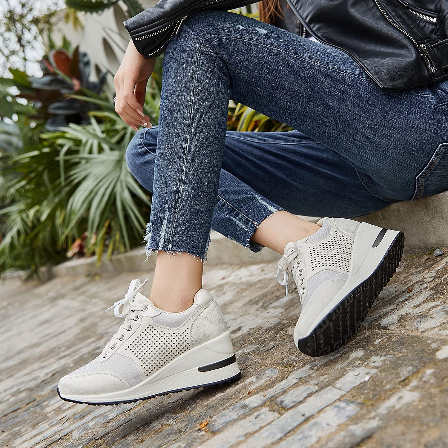 Dames Wedges Herfststijl 3