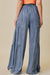 Dames Wijde Broek Rimpel Denim Casual Pijp 3