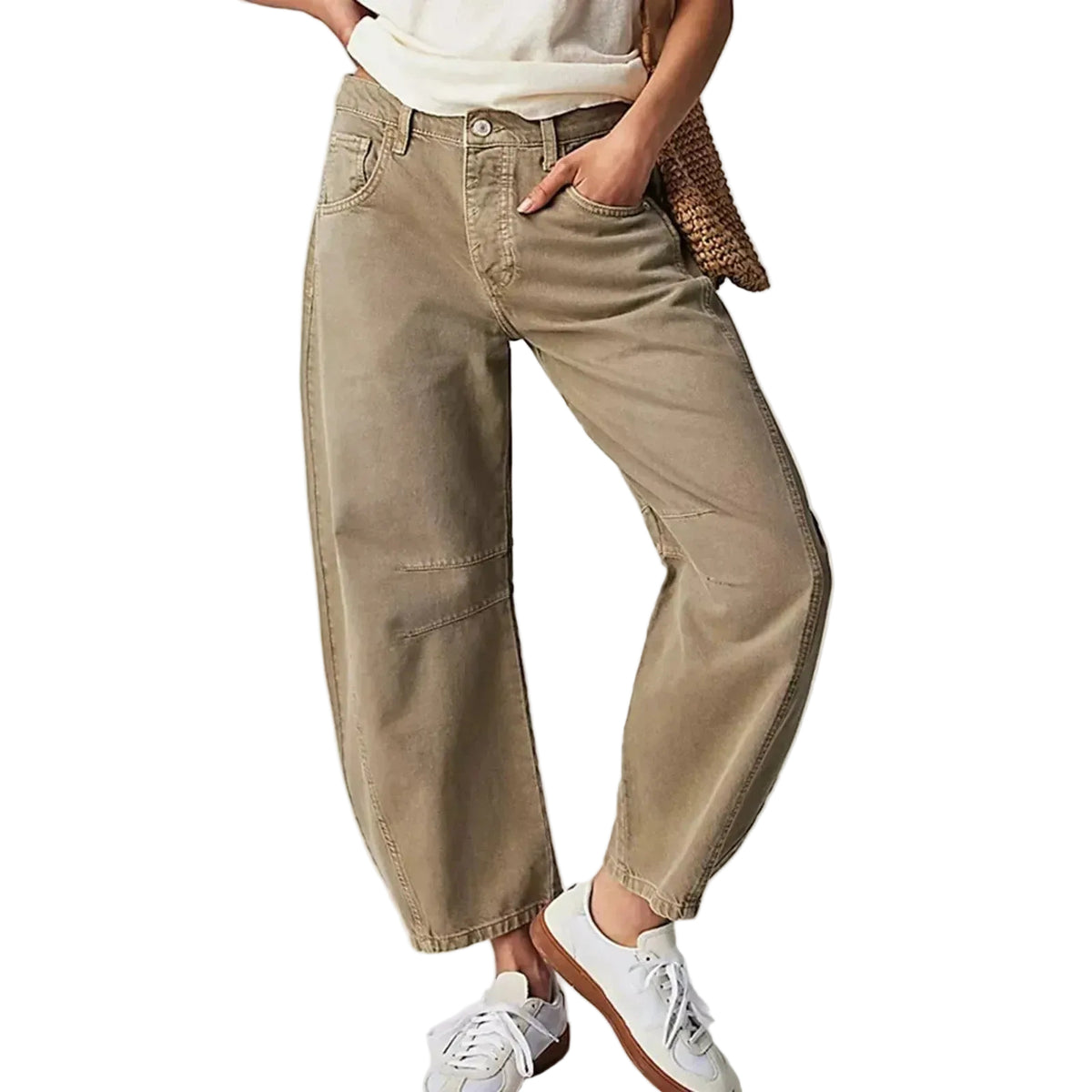 Dames Wijde Jeans Casual Stijl 0