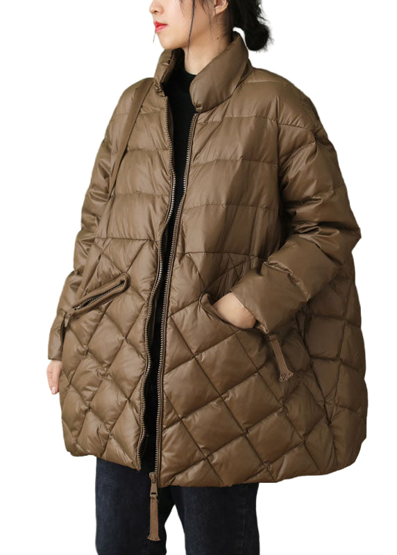Dames Winter Down Coat met Ritszakken 0