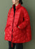 Dames Winter Down Coat met Ritszakken 3