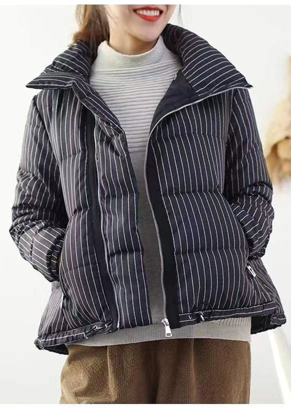 Dames Winter Puffer Jacket met Opstaande Kraag 1