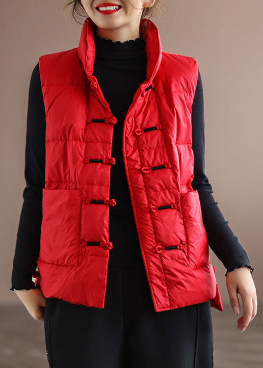 Dames Winter Puffer Vest met Staande Kraag en Zakjes 3