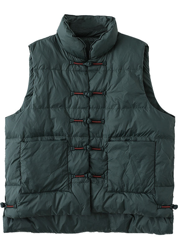 Dames Winter Puffer Vest met Staande Kraag en Zakjes 4