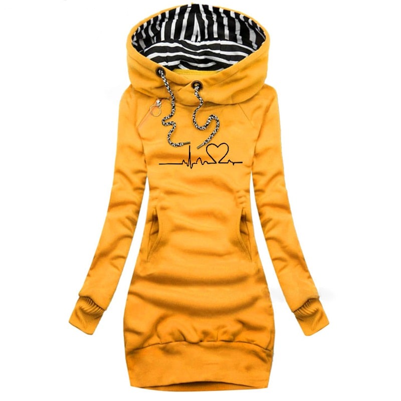 Dames Winter Pullover Met Hartslag Design 2