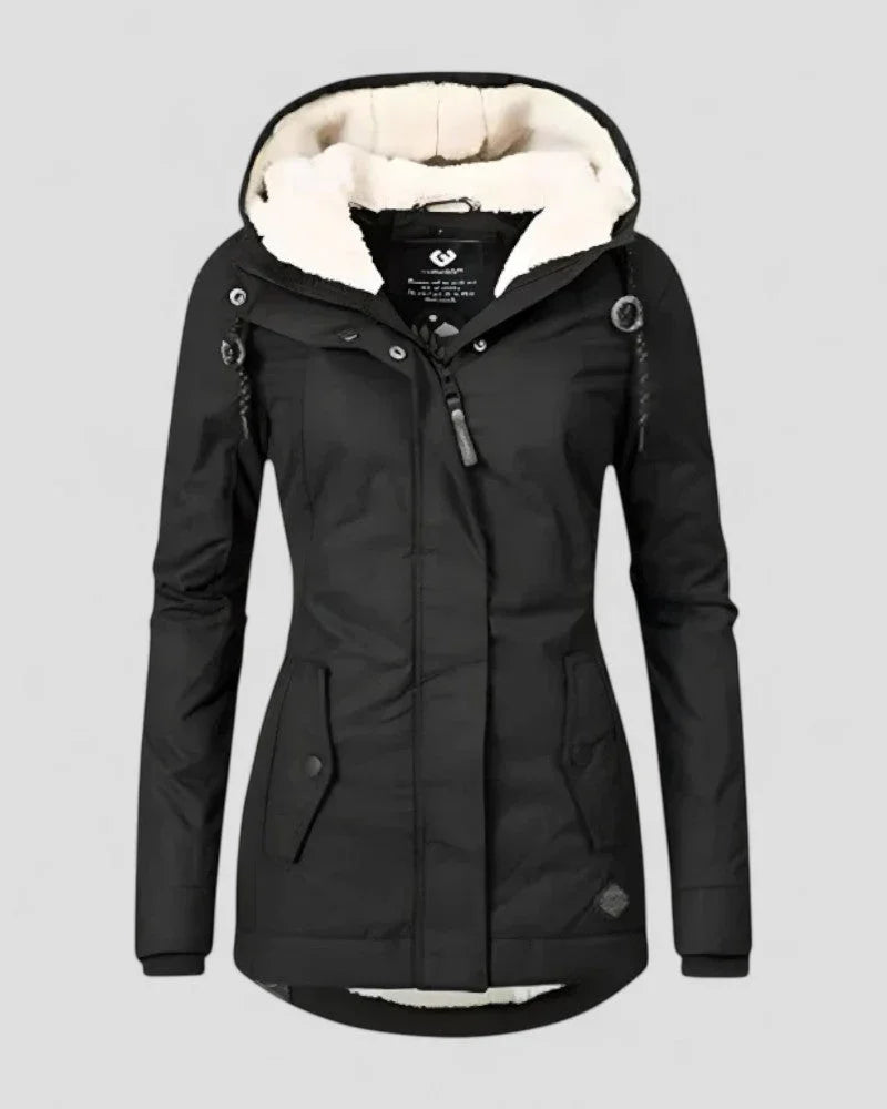 Dames Winterjack Waterdicht Met Fleece Voering 1