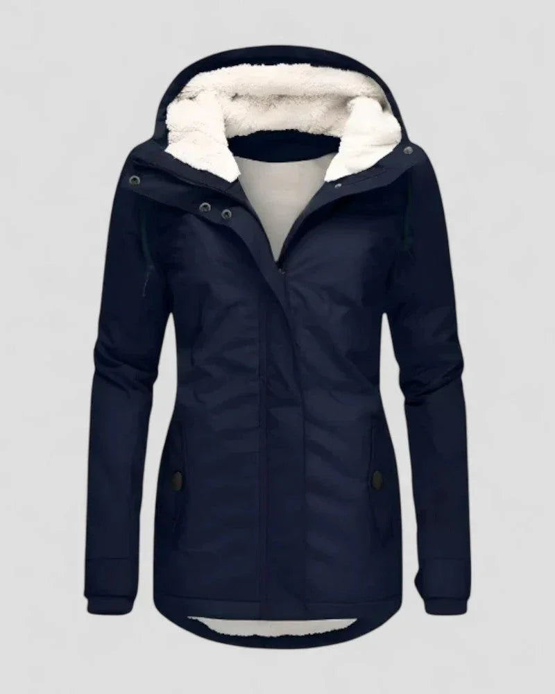 Dames Winterjack Waterdicht Met Fleece Voering 2