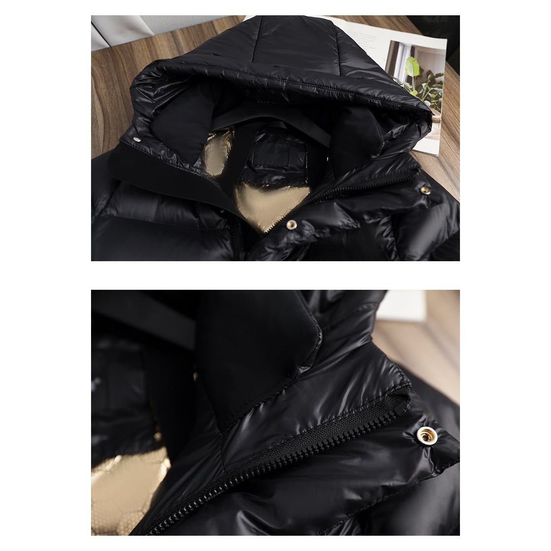 Dames Winterjacke Daunen Warm en Waterdicht 7