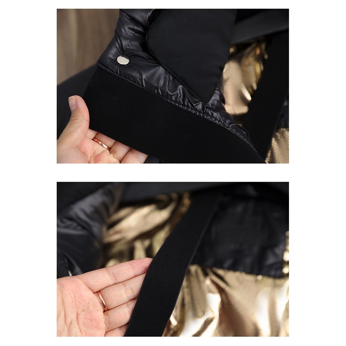 Dames Winterjacke Daunen Warm en Waterdicht 8