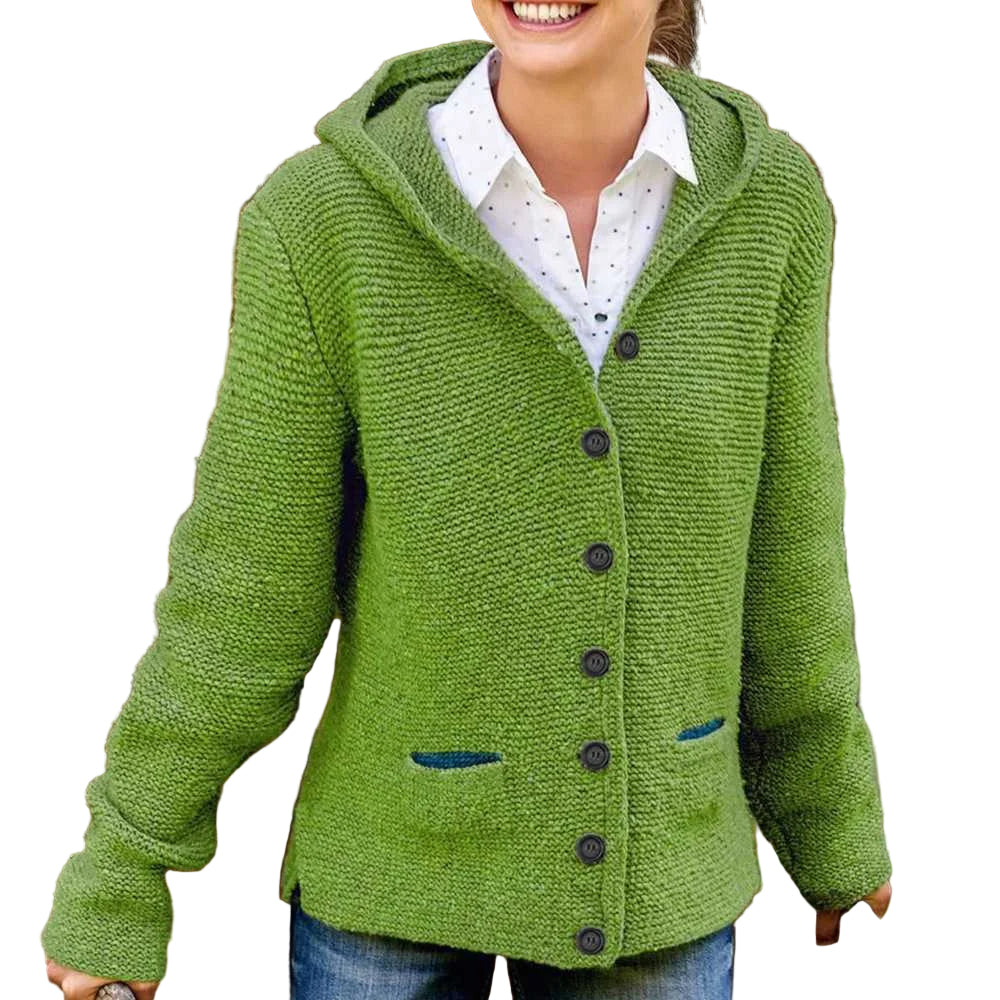 Dames Winterjacke Italiaanse Stijl Met Verstelbare Capuchon 0