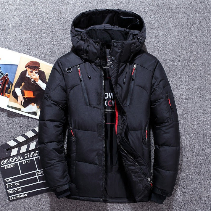 Dames Winterjacke Met Verstelbare Kapuze 1