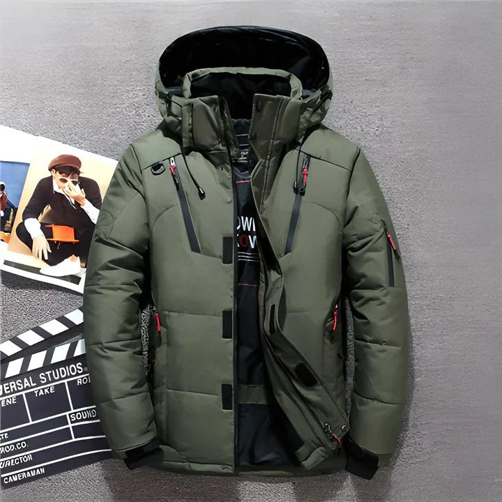Dames Winterjacke Met Verstelbare Kapuze 3