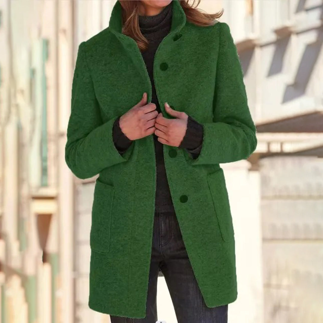Dames Winterjas Casual met Opstaande Kraag 3