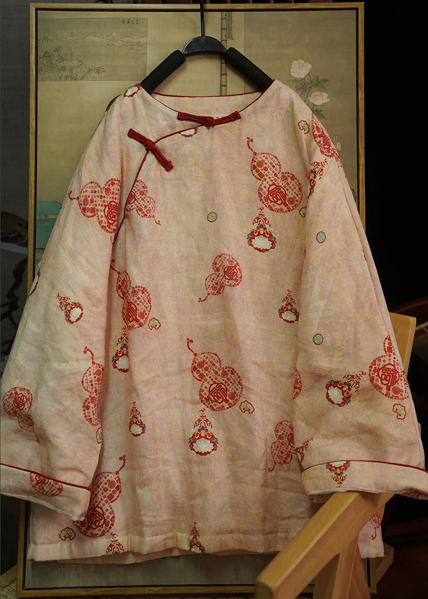 Dames Winterjas Chinese Stijl Met Oosterse Knopen 4