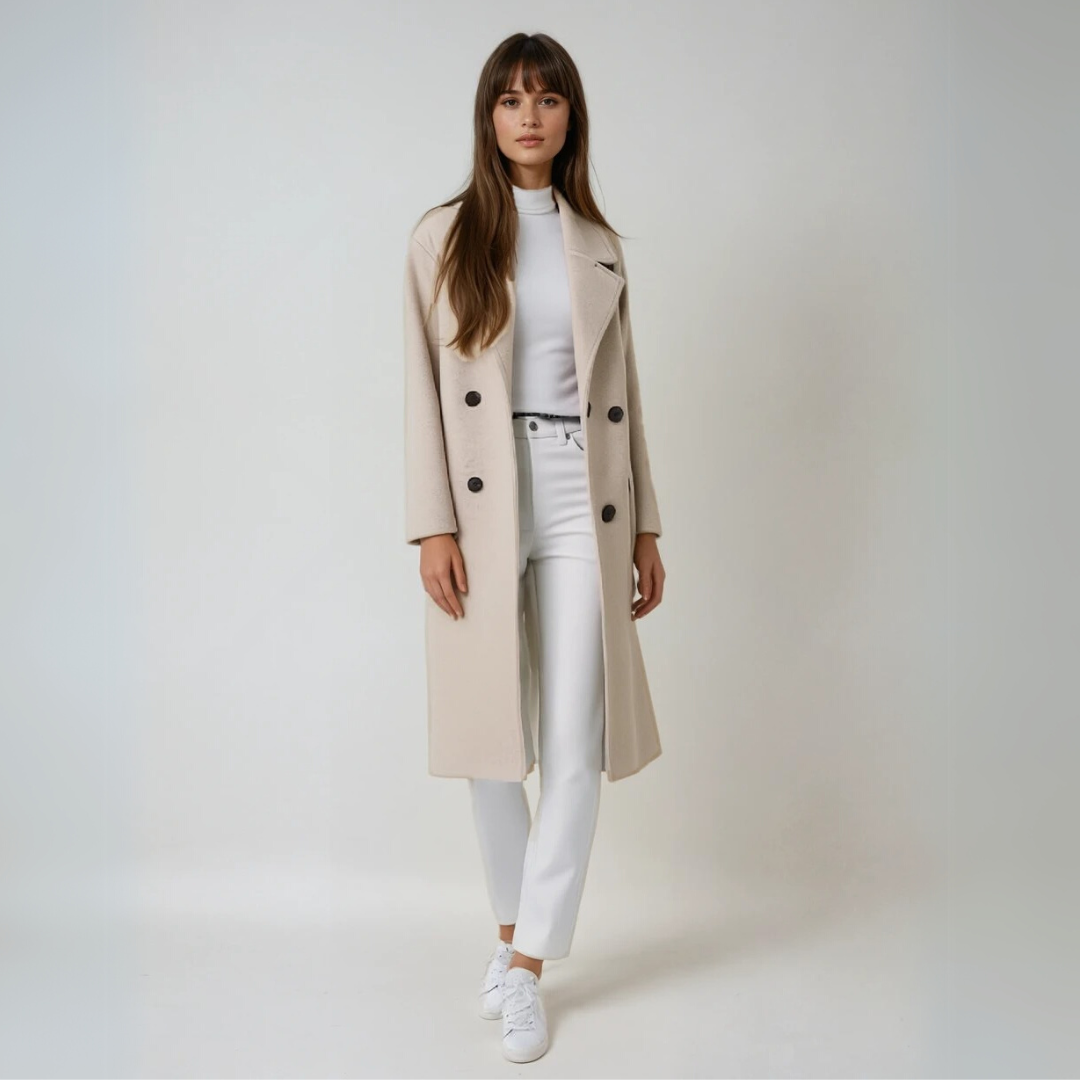 Dames Winterjas Elegante Lange Mouw Eco-vriendelijk 2