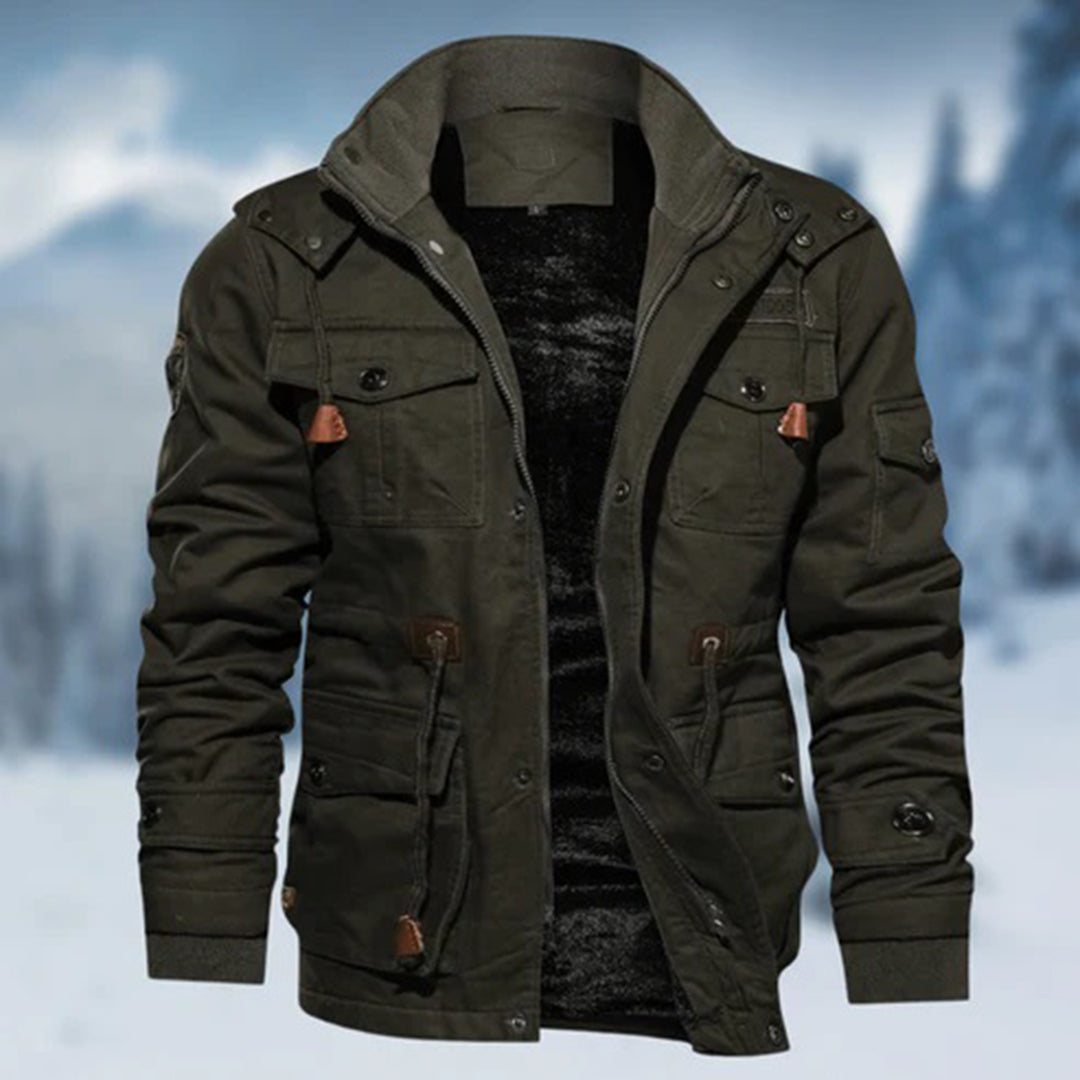 Dames Winterjas Fluwelen Stijl 1
