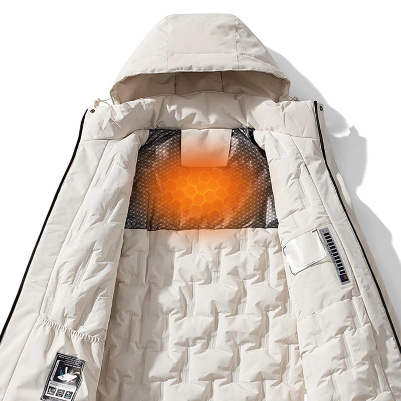 Dames Winterjas Gewatteerd met Afneembare Capuchon 2