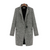 Dames Winterjas Houndstooth Stijl Wol 0