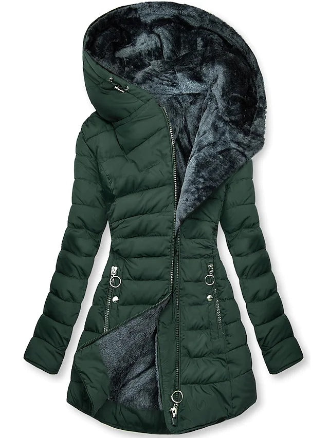 Dames Winterjas Lange Snit Stijlvol 1