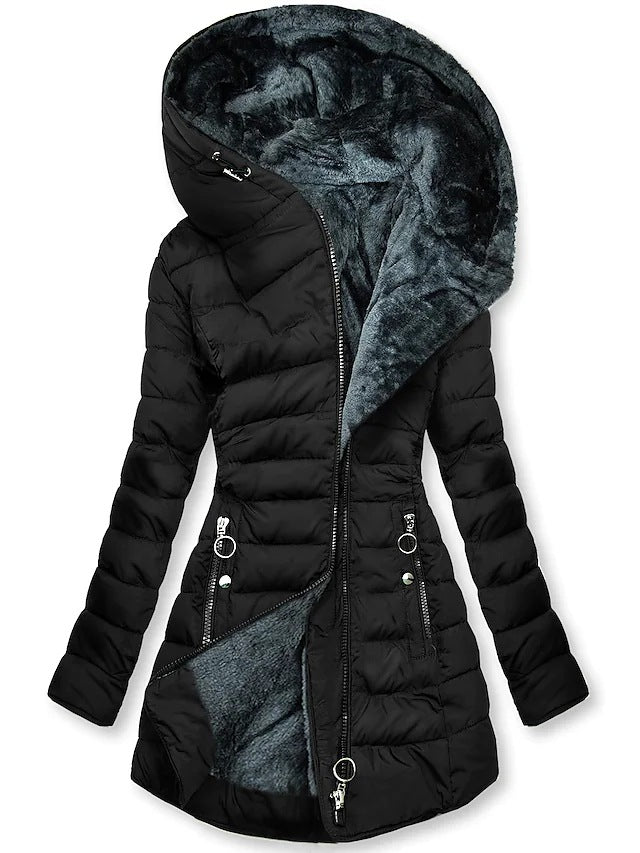 Dames Winterjas Lange Snit Stijlvol 2