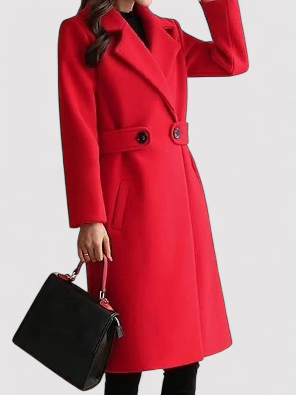 Dames Winterjas Met Smalle Riem 5