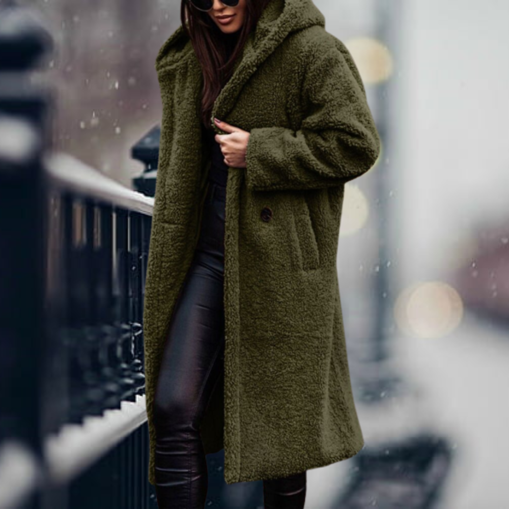 Dames Winterjas Moderne Hettejack Met Capuchon 1