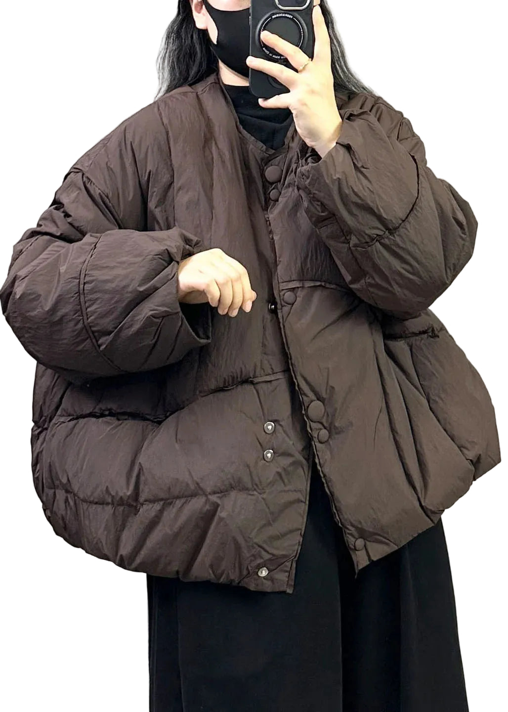 Dames Winterjas Oversized Comfortabel Model 0
