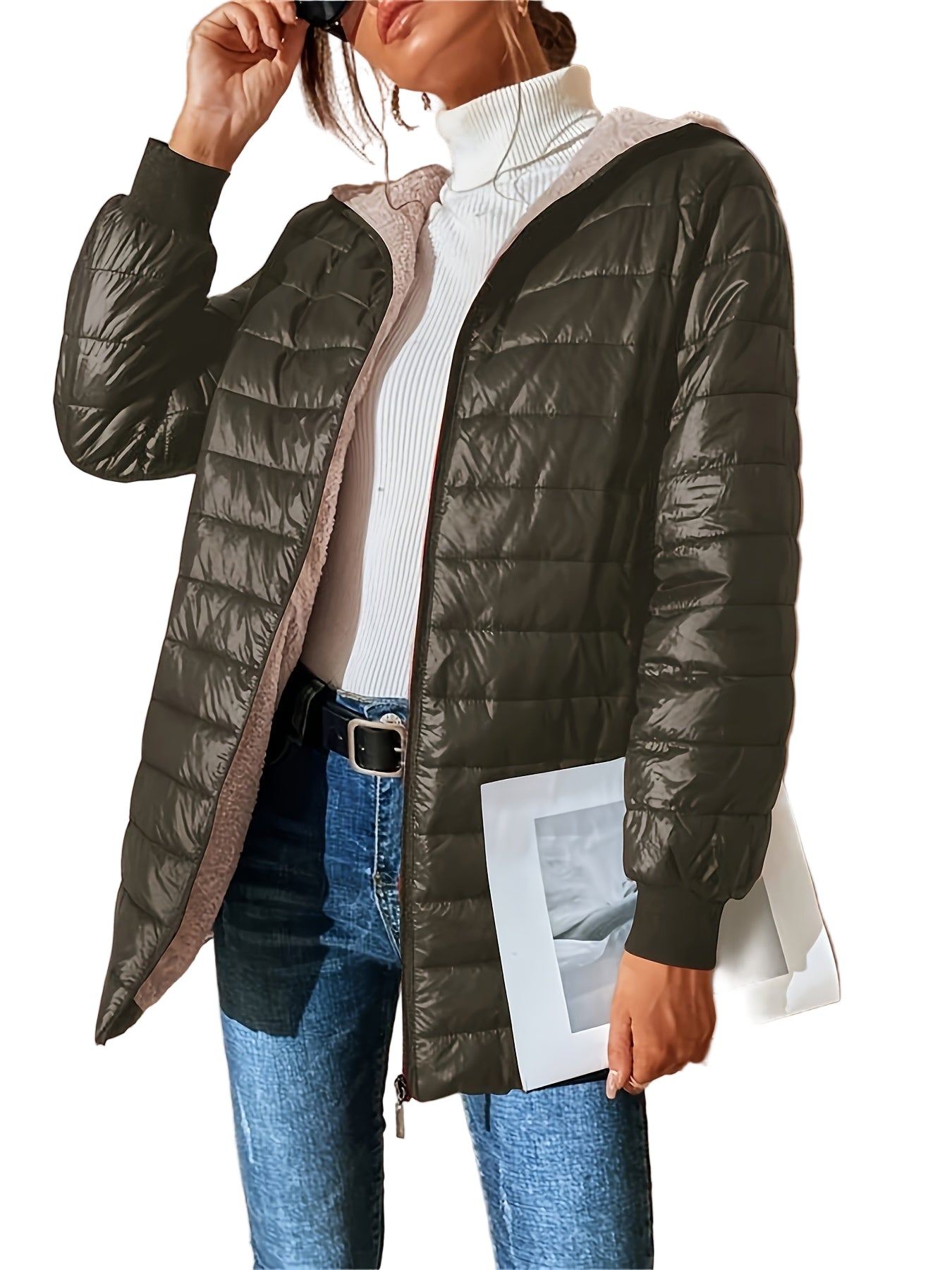 Dames Winterjas Winddicht en Warm 0