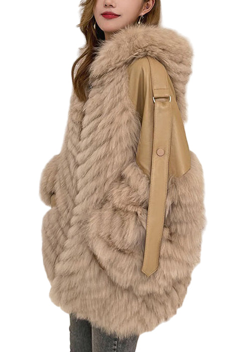 Dames Winterjas met Capuchon en Patchwork Design 0