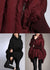 Dames Winterjas met Kap en Rits in Mulberry 4