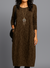 Dames Winterjurk Met Pockets Elegante Prints Zachte Stof 4
