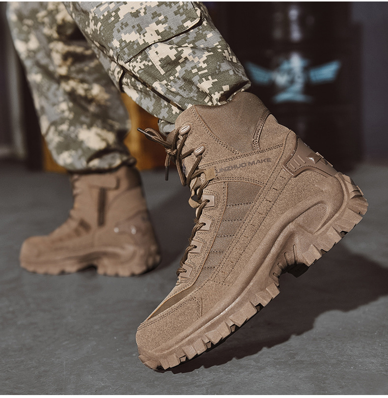 Dames Winterlaarzen Militair Stijl 2