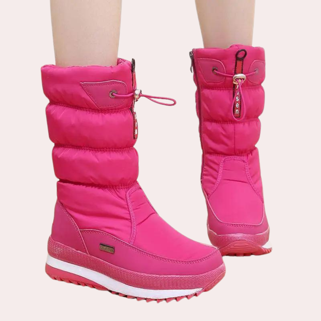 Dames Winterlaarzen Trendy Met Warme Voering en Antislipzool 1
