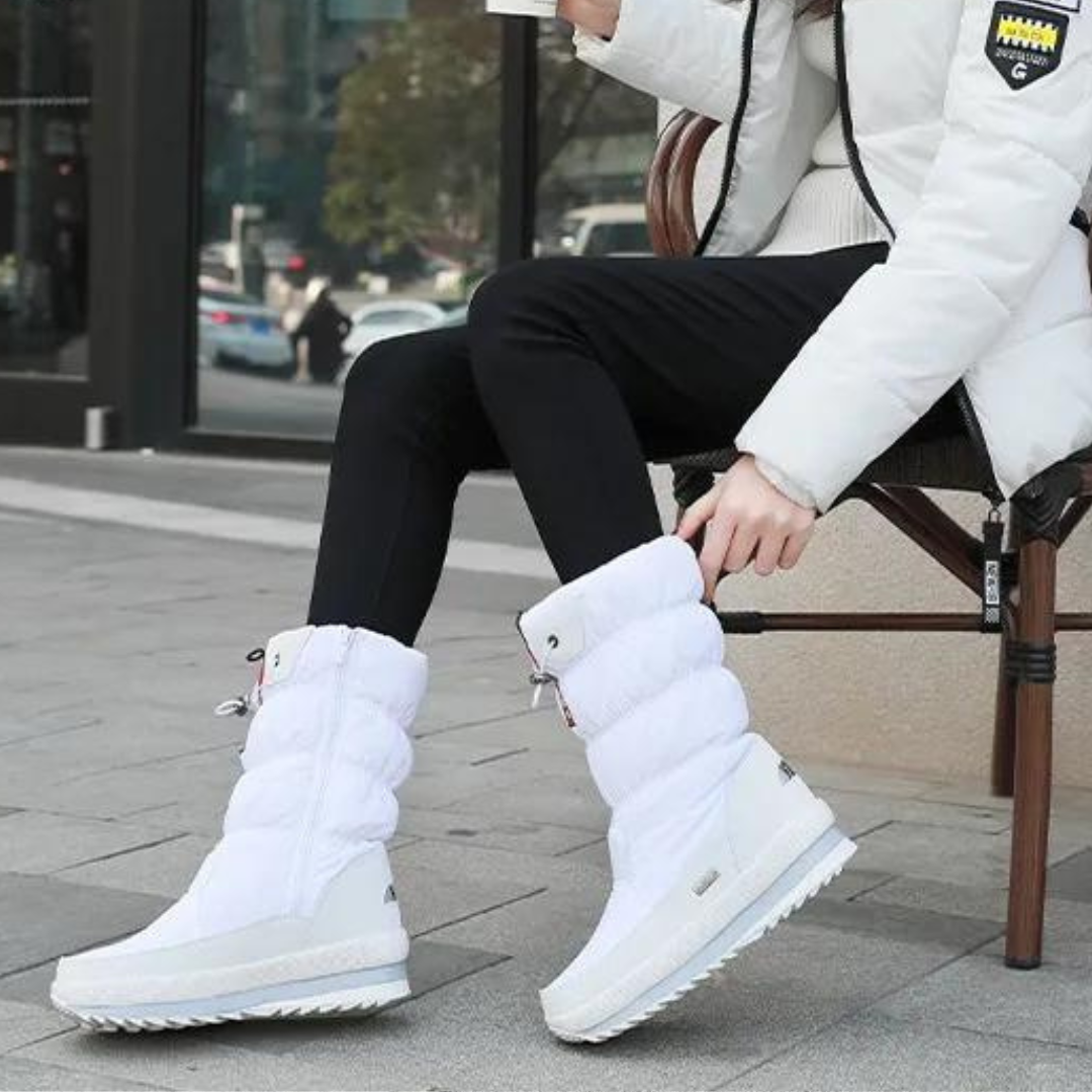 Dames Winterlaarzen Trendy Met Warme Voering en Antislipzool 4