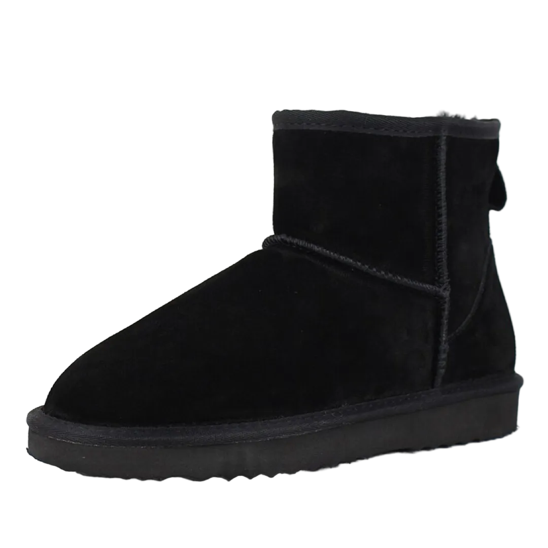 Dames Winterlaarzen met Imitatiebont en Rubberen Zool 0