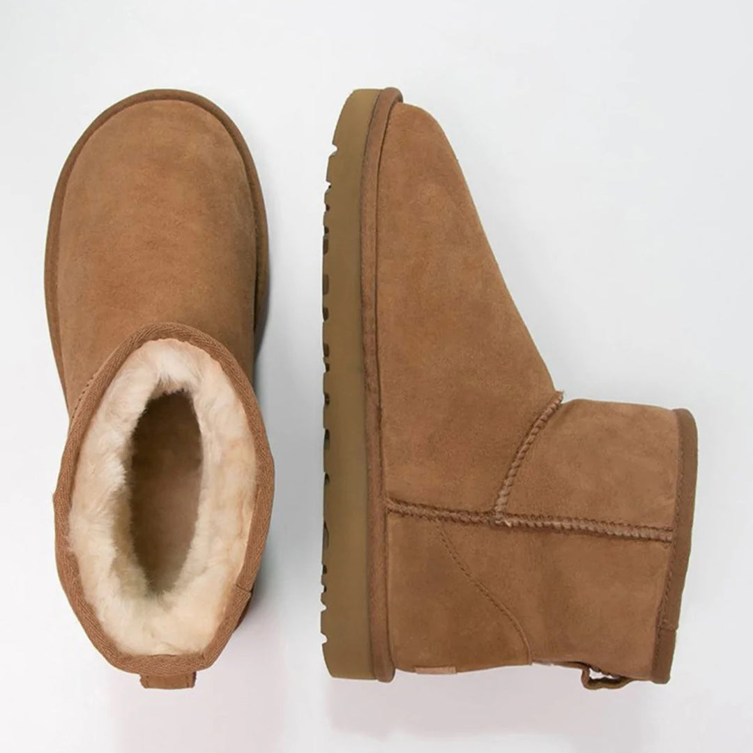 Dames Winterlaarzen met Imitatiebont en Rubberen Zool 6
