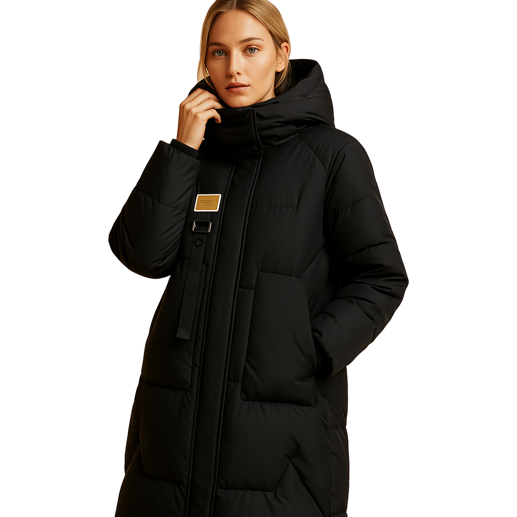 Dames Wintermantel Met Pockets Stijlvol Ontwerp 0