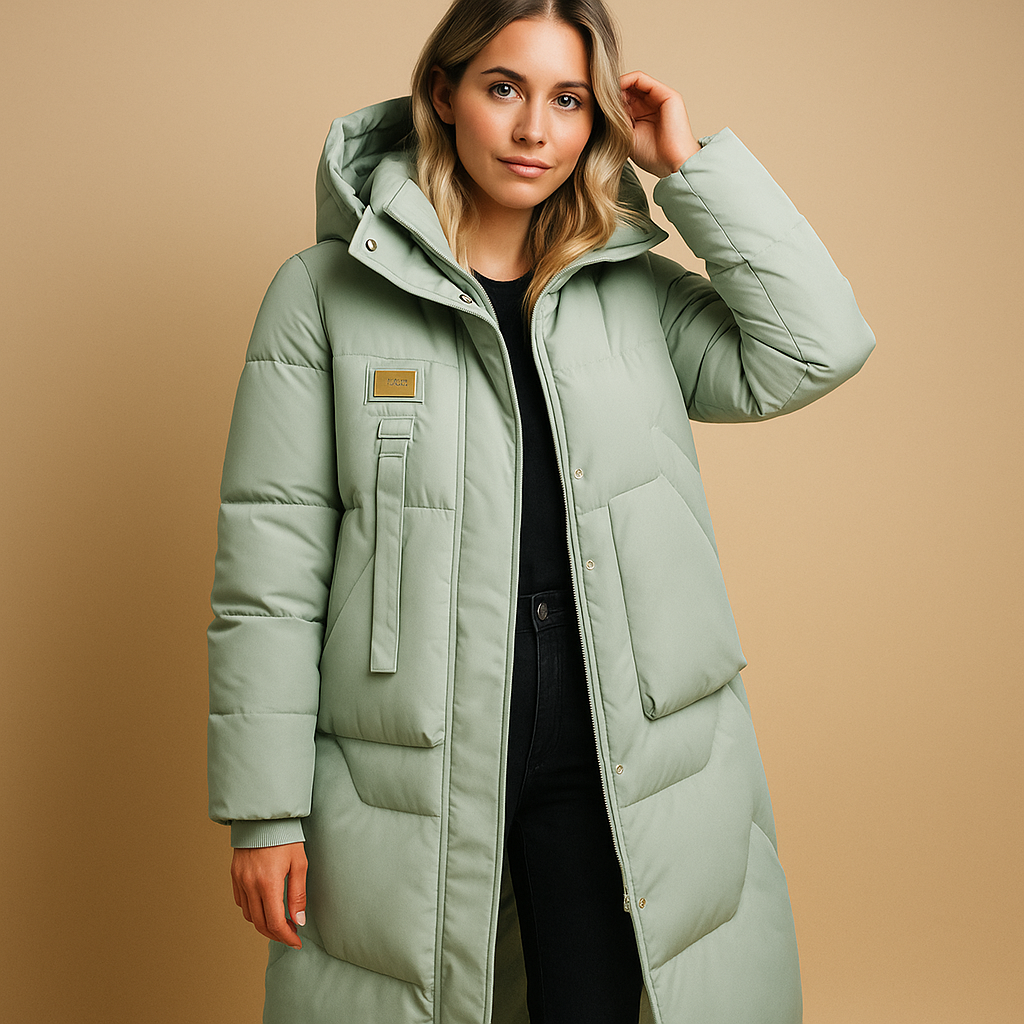 Dames Wintermantel Met Pockets Stijlvol Ontwerp 2