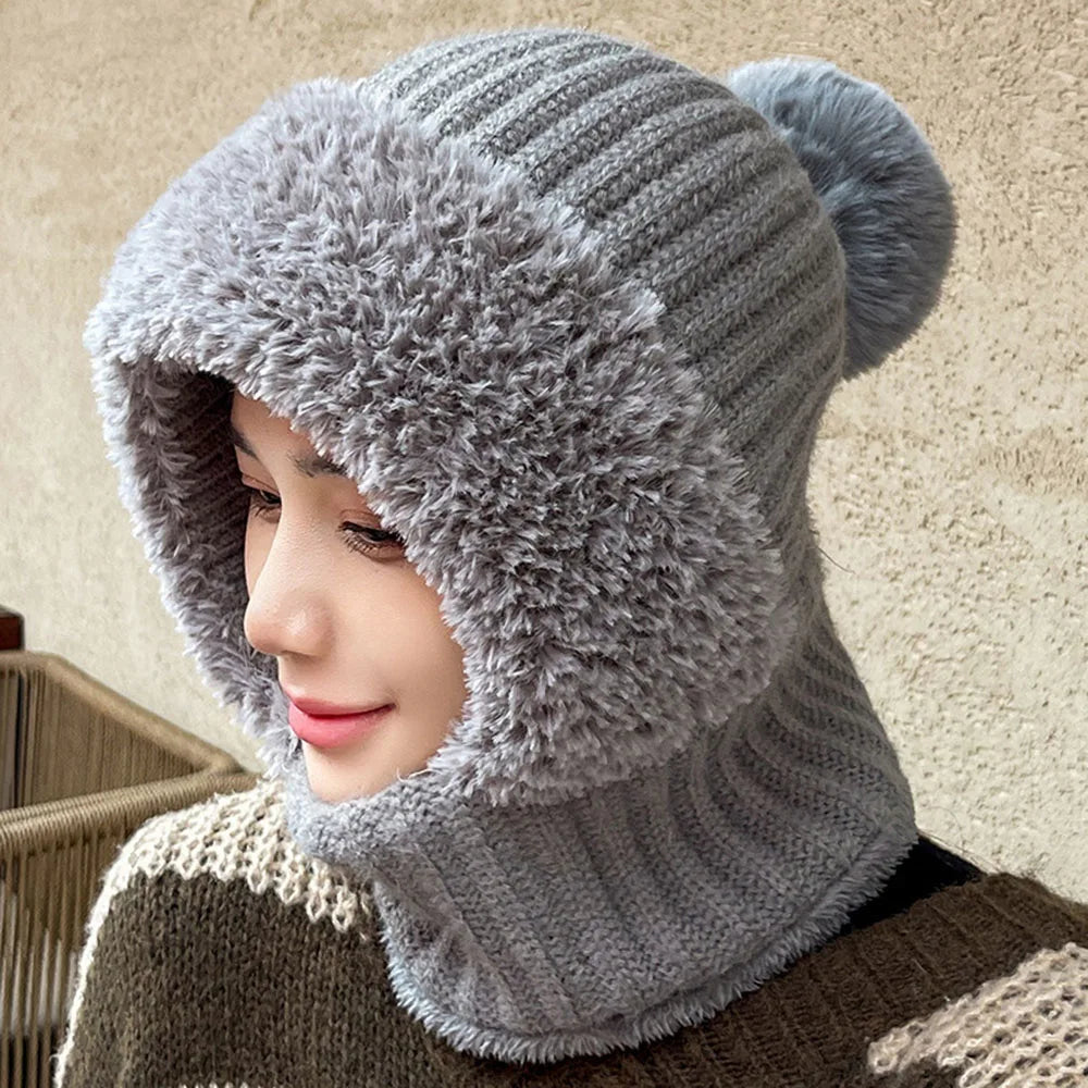 Dames Wintermuts met Snood en Fleece 0