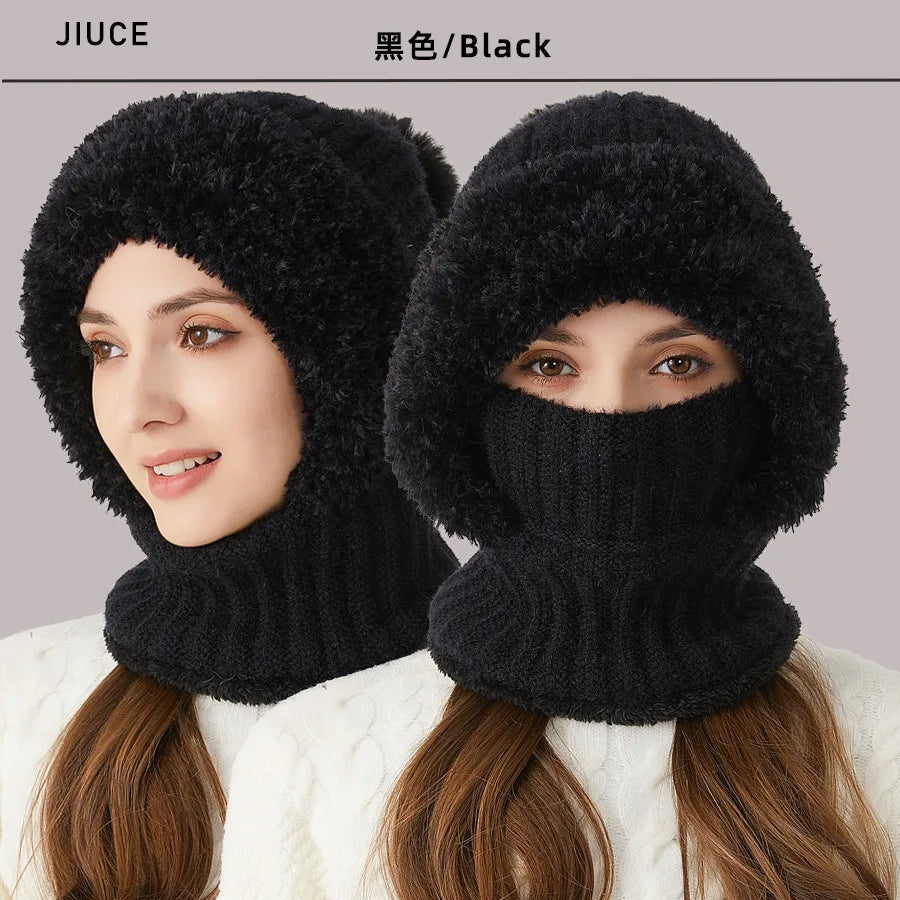 Dames Wintermuts met Snood en Fleece 4