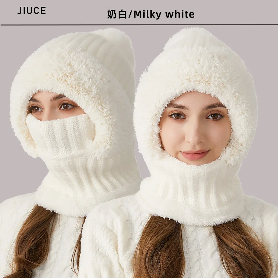 Dames Wintermuts met Snood en Fleece 5