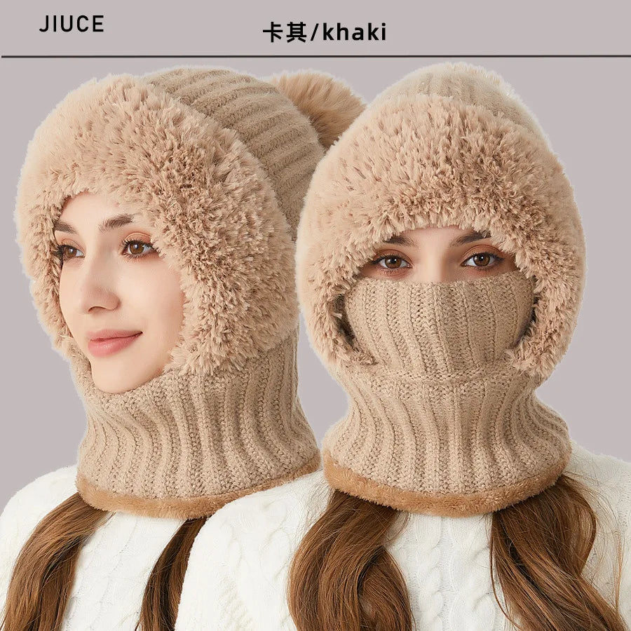 Dames Wintermuts met Snood en Fleece 6