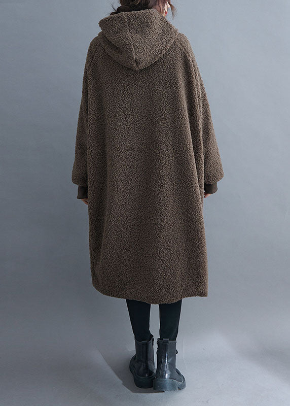 Dames Winterparka met Capuchon en Knopen 4
