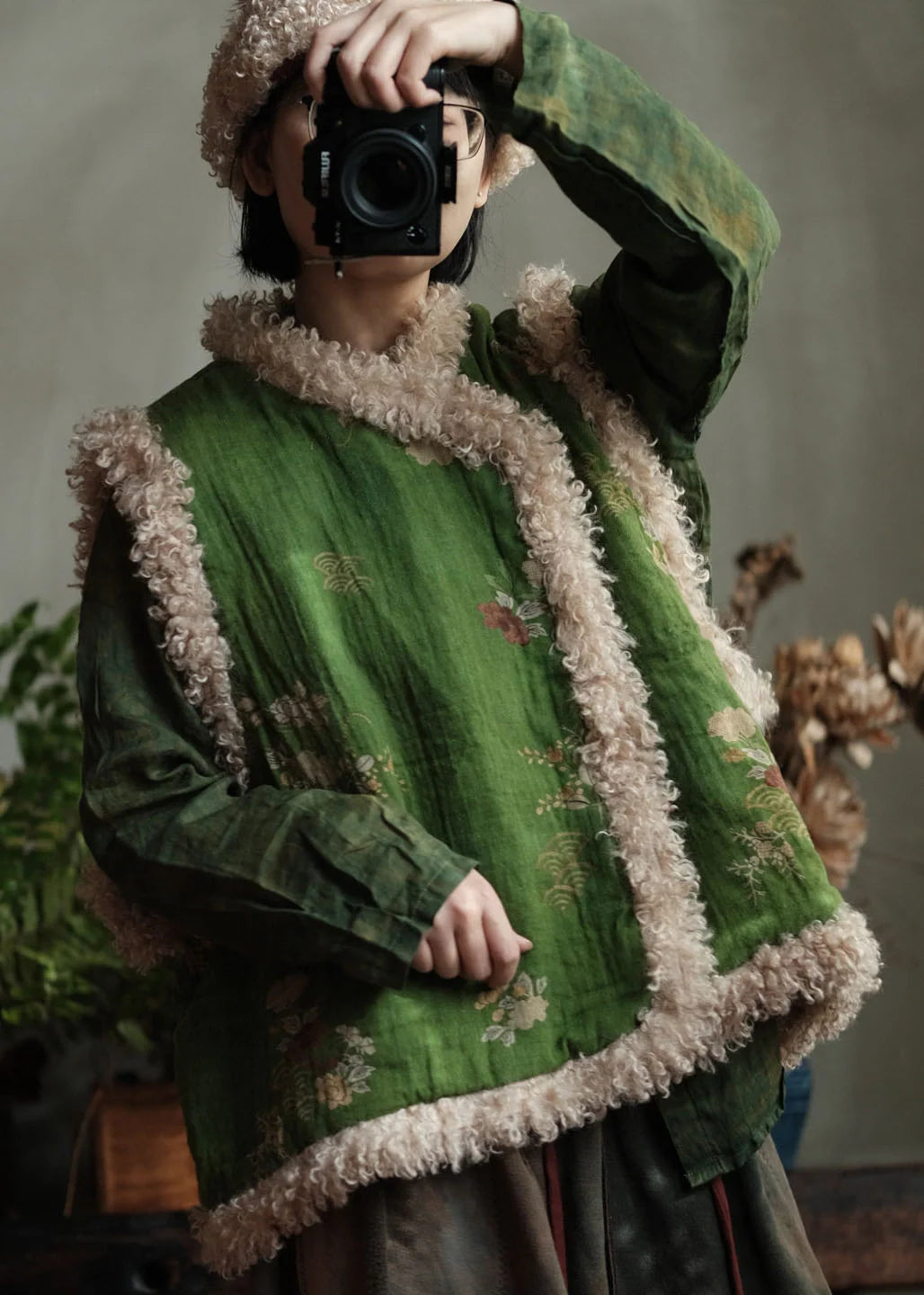 Dames Wintervest Patchwork Stijlvol 1