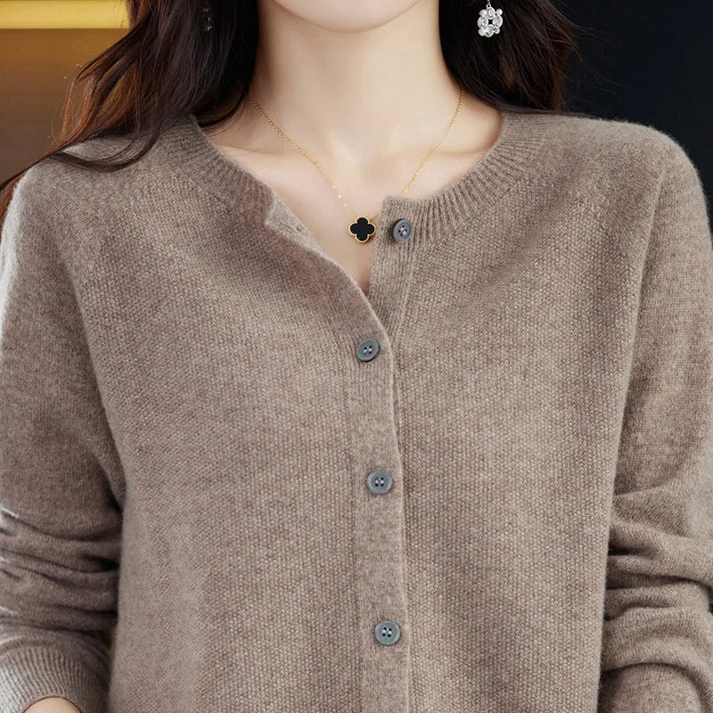 Dames Wol Vest Ronde Hals Comfortabel 10