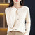 Dames Wol Vest Ronde Hals Comfortabel 1