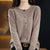 Dames Wol Vest Ronde Hals Comfortabel 2