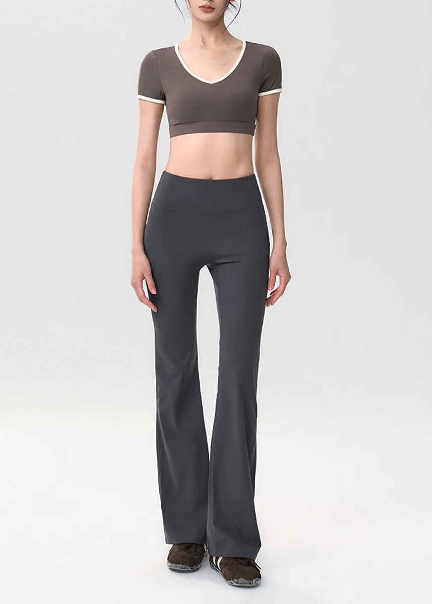 Dames Yogabroek Hoge Taille Wijde Pijpen 1